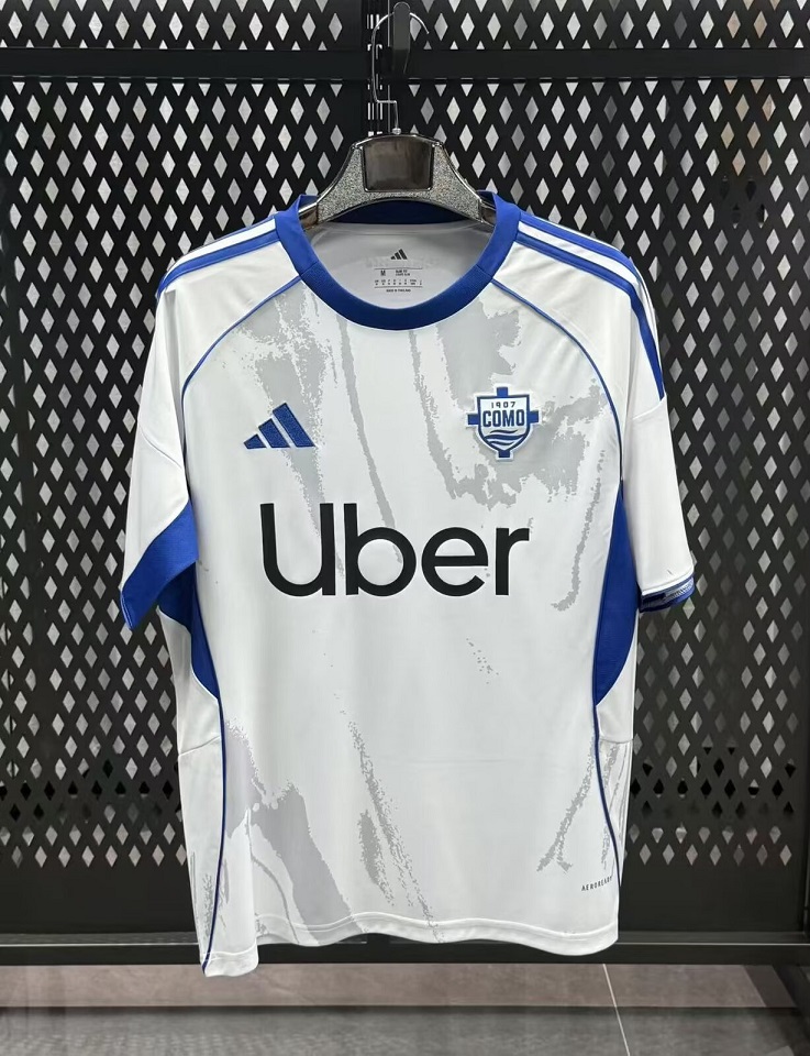 AAA Quality Como 25/26 Away White Soccer Jersey